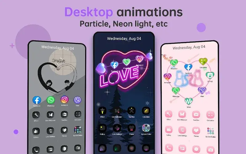 Tangkapan layar Love Launcher 5