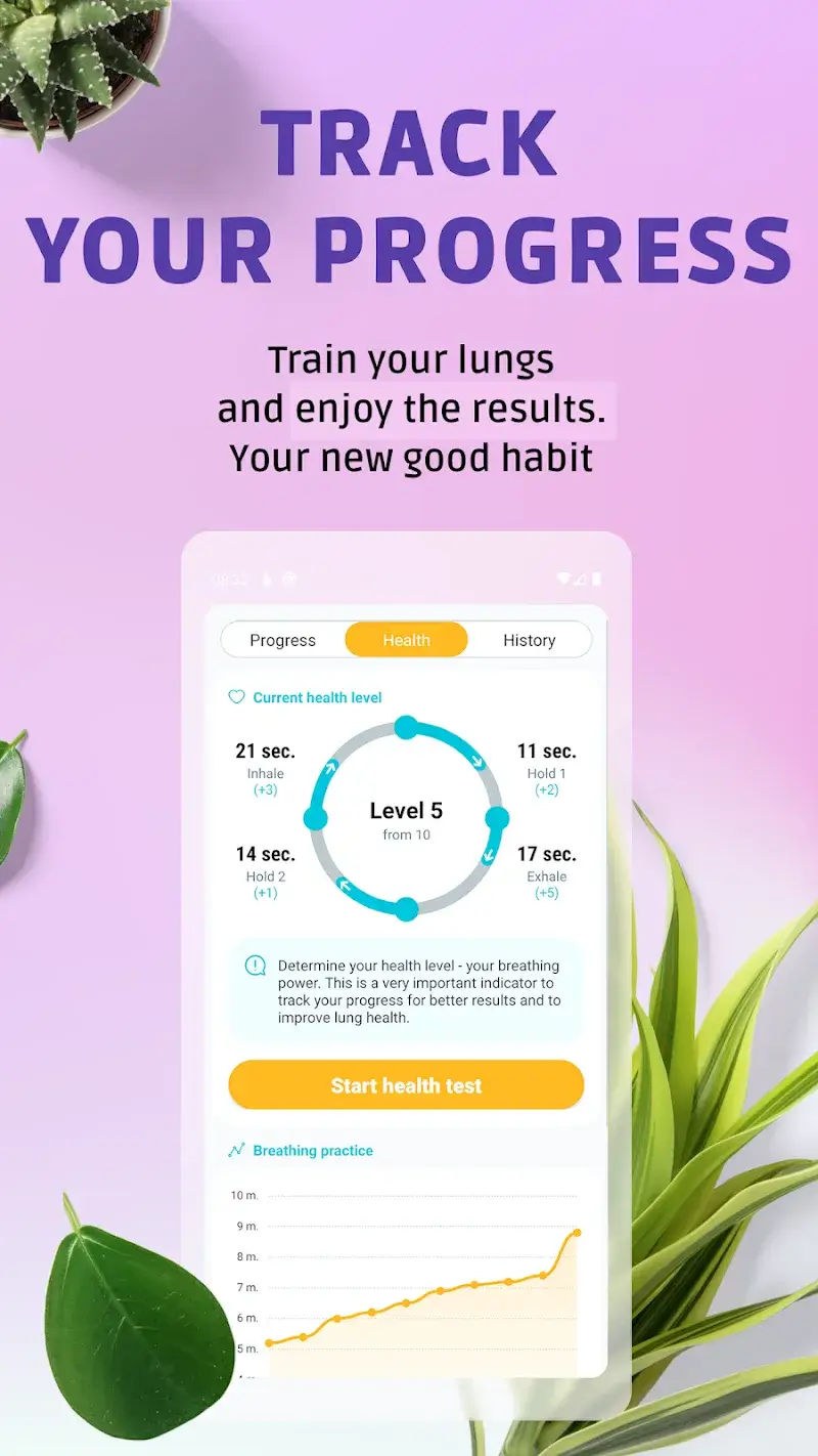 Captura de tela 6 de Pranaria - Breathing exercise