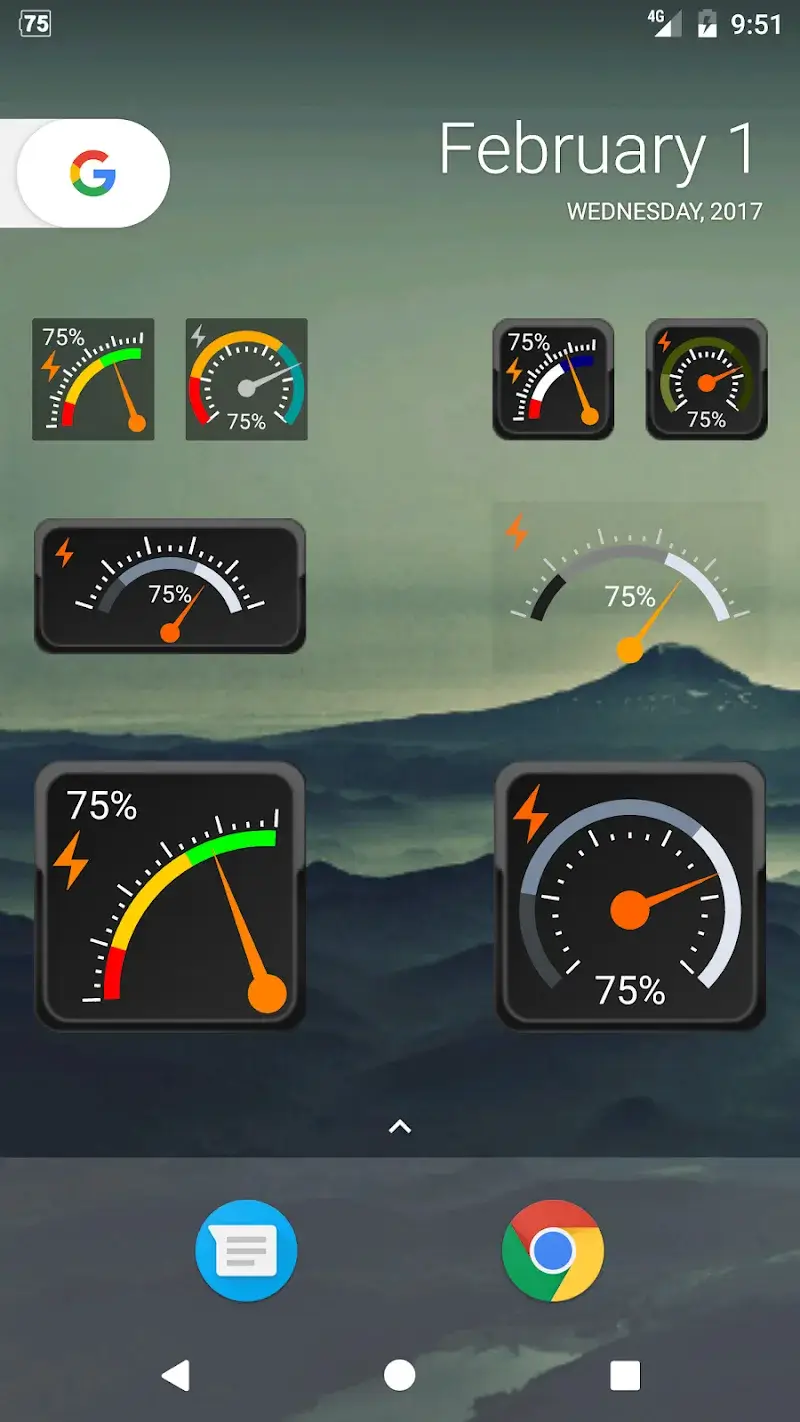 Widget de Nível de Bateria - Imagem 1