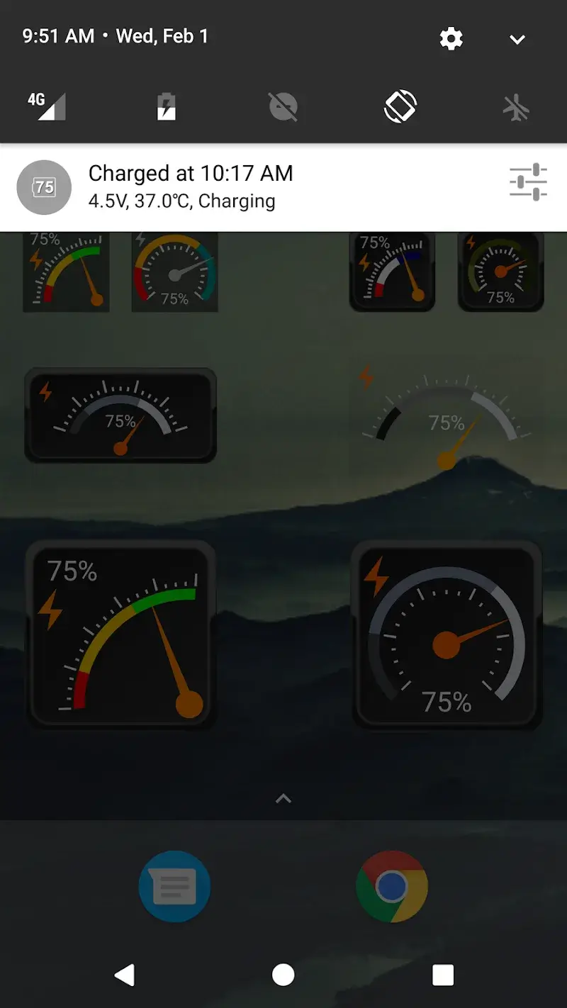Widget de Nível de Bateria - Imagem 6