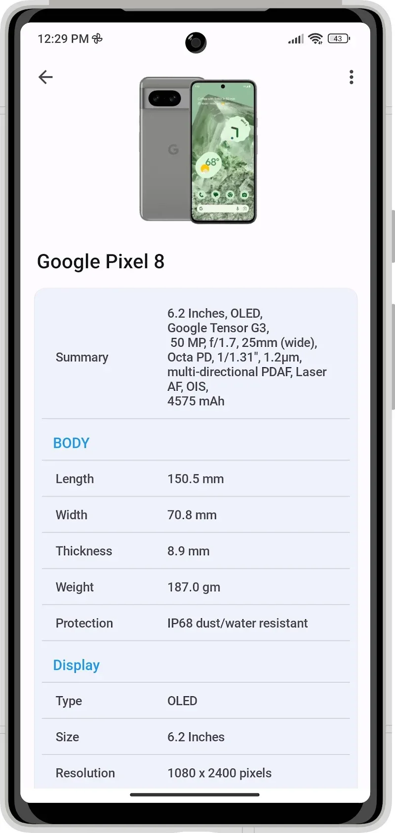 CPU X Screenshot 3