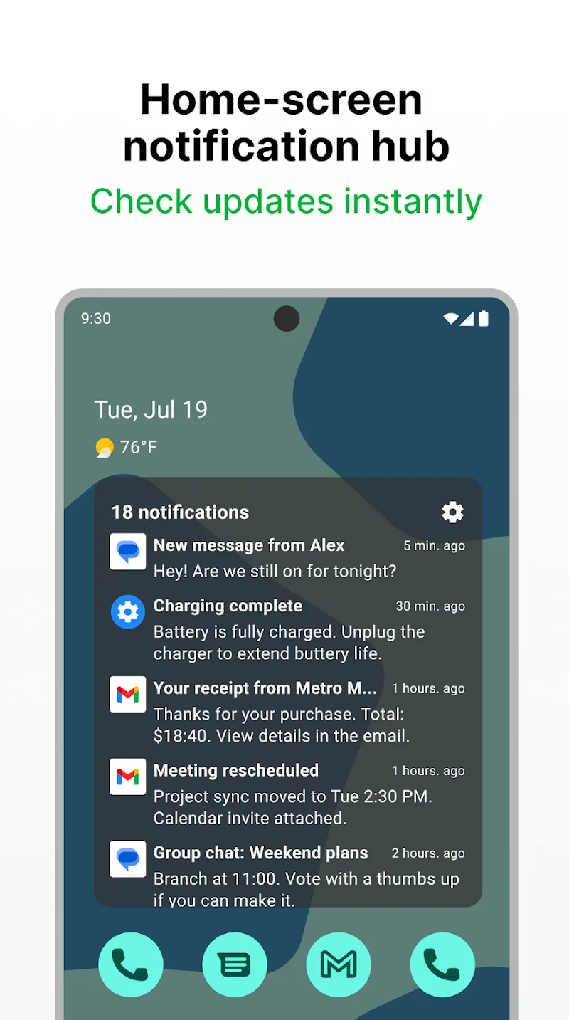Notification History screenshot 6
