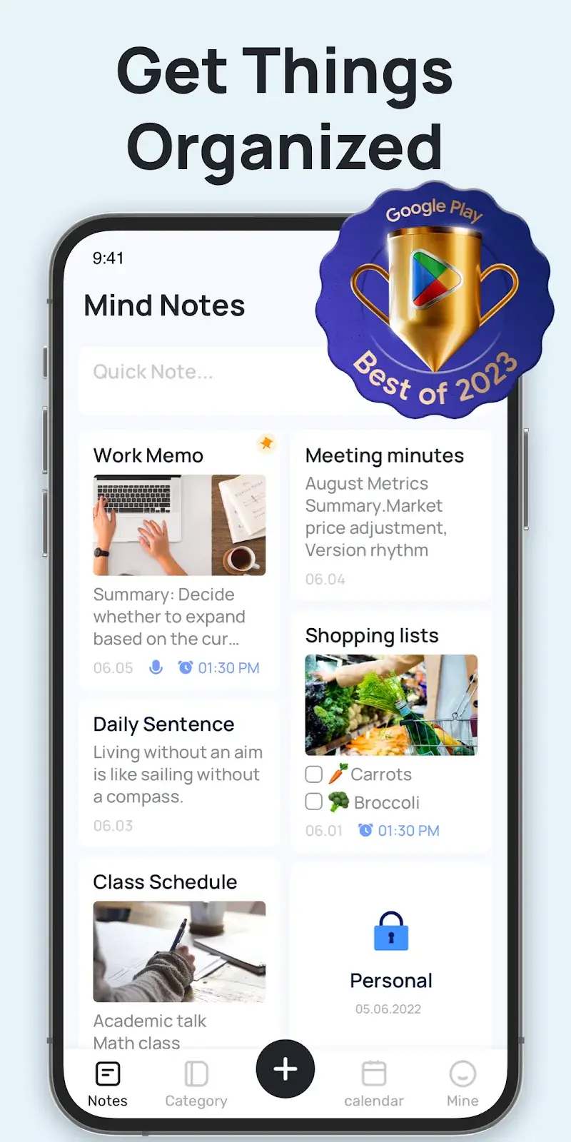 Captura de pantalla de Mind Notes 1