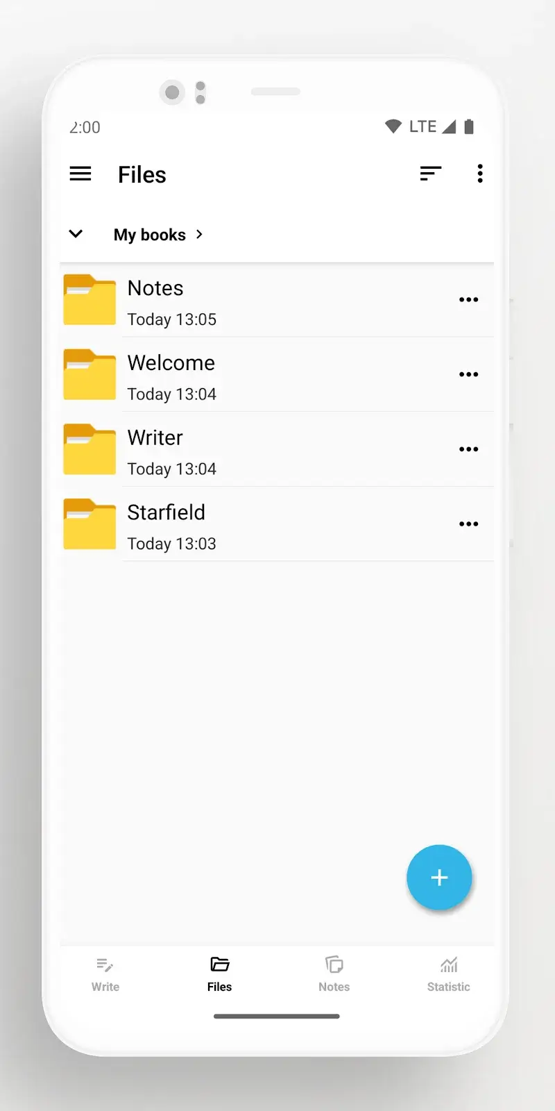 Captura de pantalla de Lite Writer 6