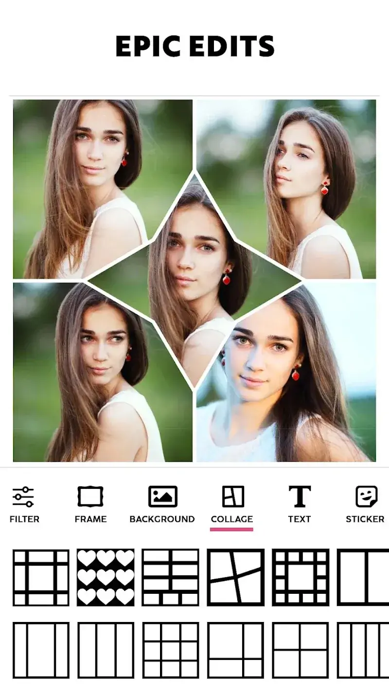 ภาพหน้าจอ Photo Collage Maker & Editor 5