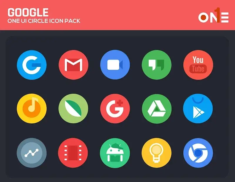 OneUI Circle Icon Pack capture d'écran 2