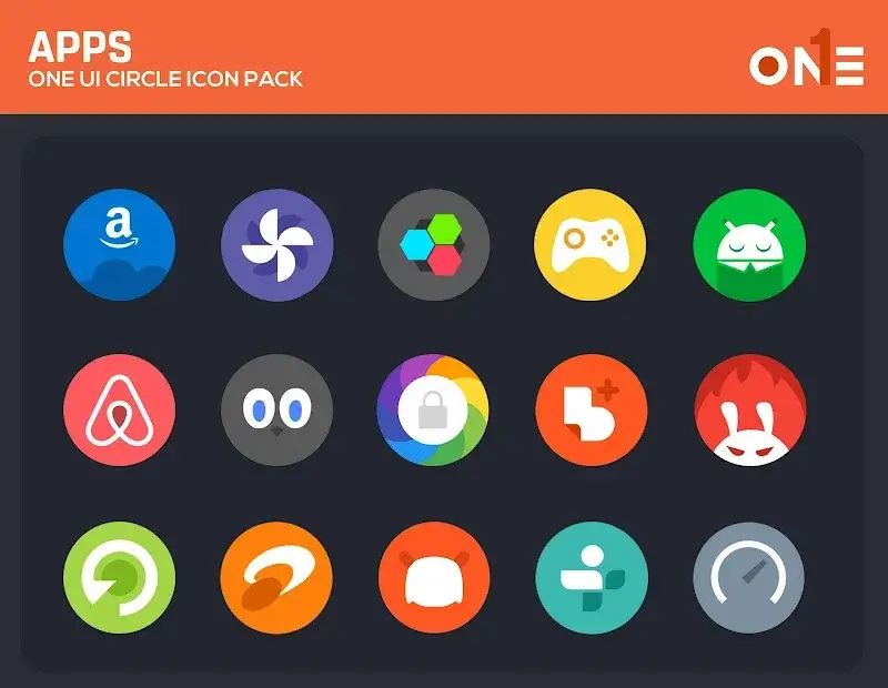 OneUI Circle Icon Pack capture d'écran 4