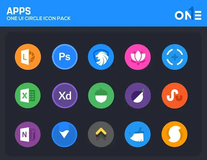 OneUI Circle Icon Pack capture d'écran 3