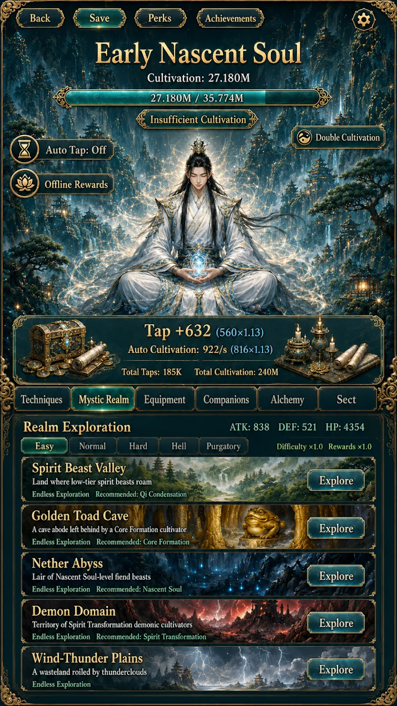 Idle Cultivation ภาพหน้าจอ 2
