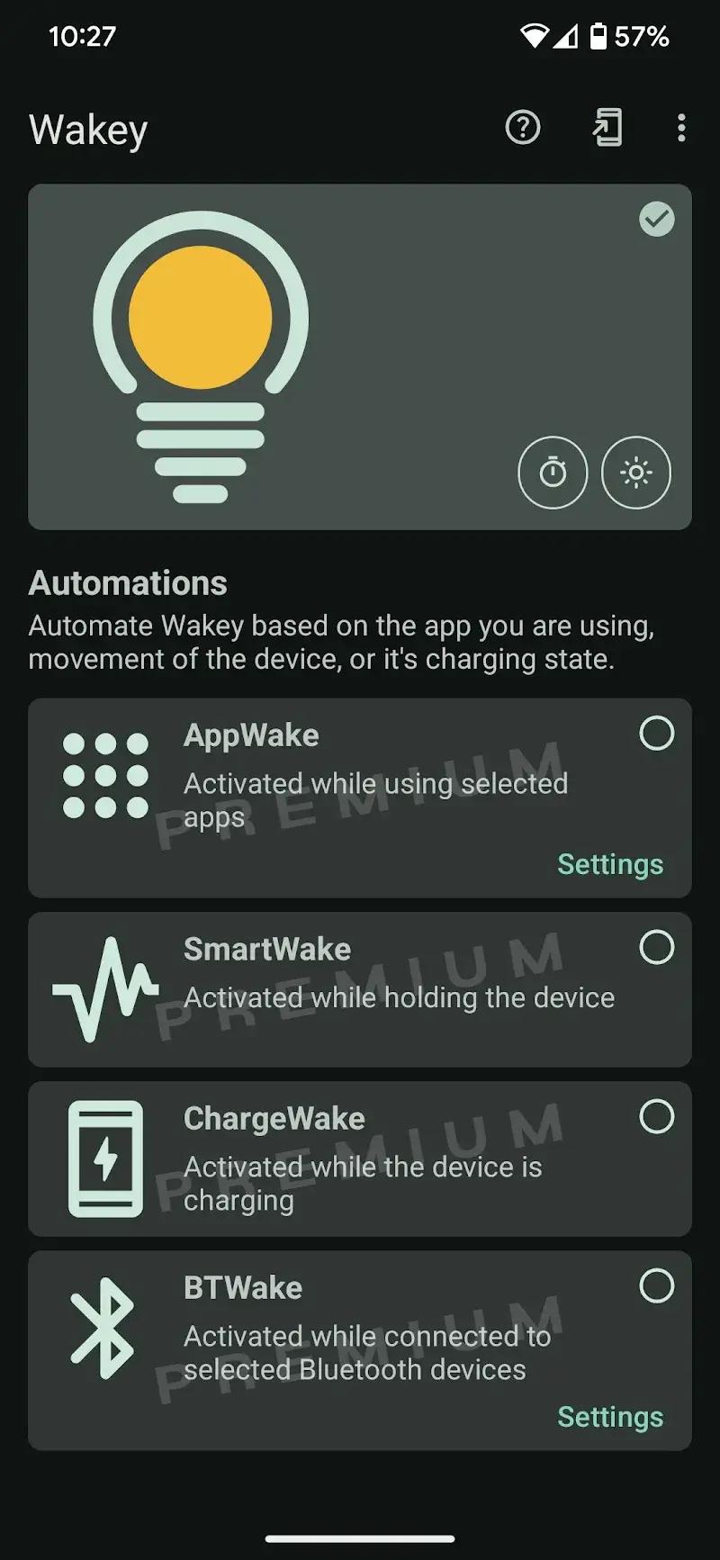 Wakey: Keep Screen On 스크린샷 4