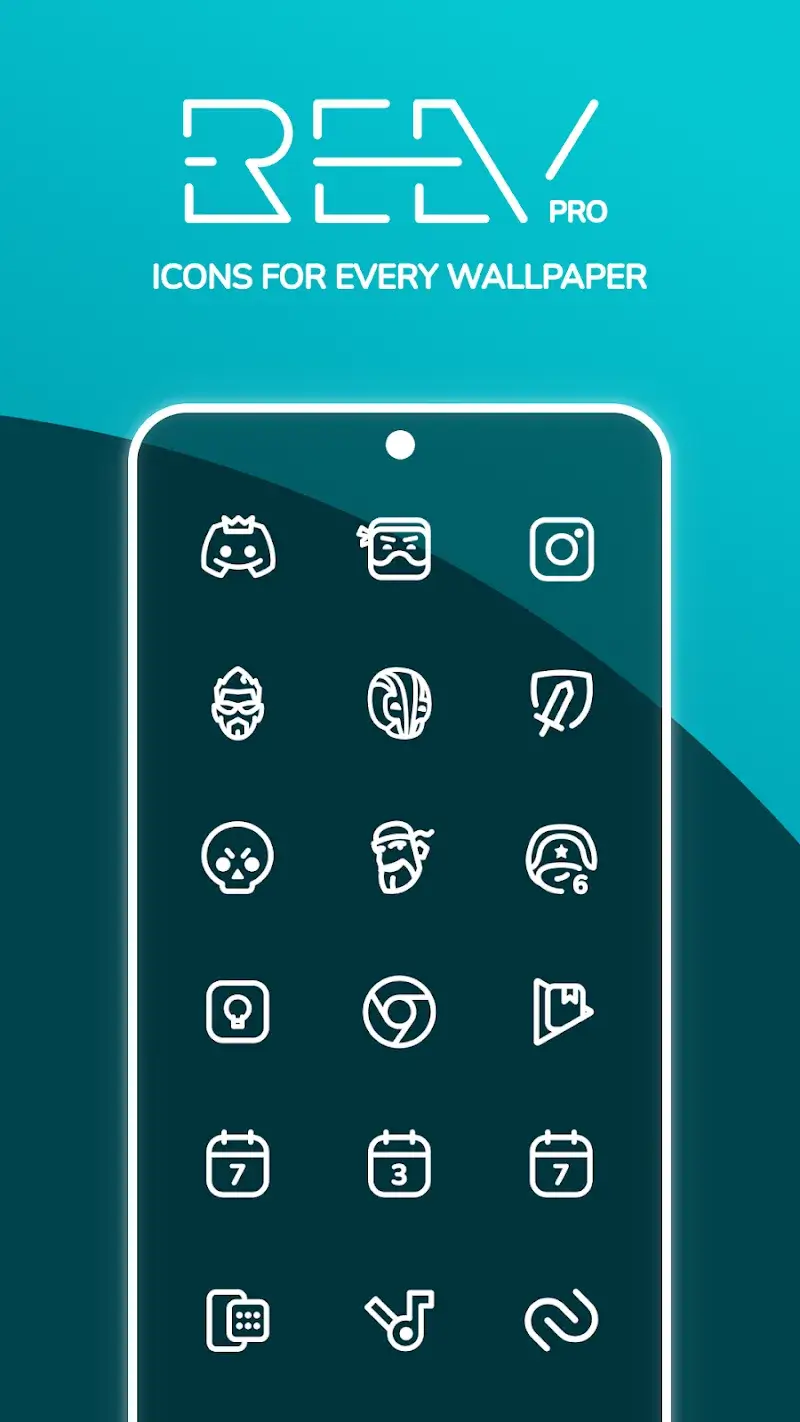 Reev Pro - Outline Icon Pack screenshot 1