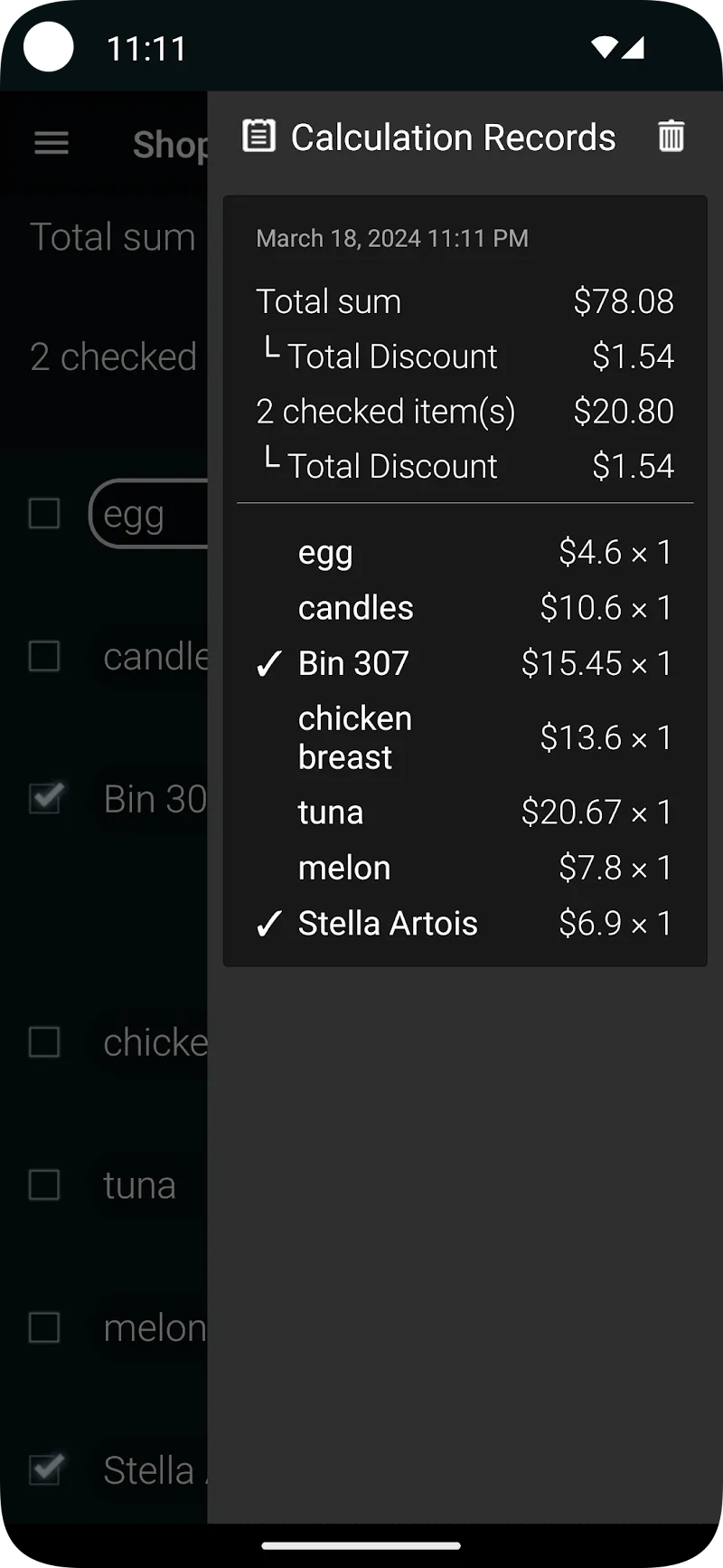 Shopping Calculator screenshot 5
