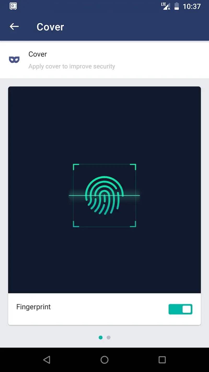 Pratinjau antarmuka AppLock 6