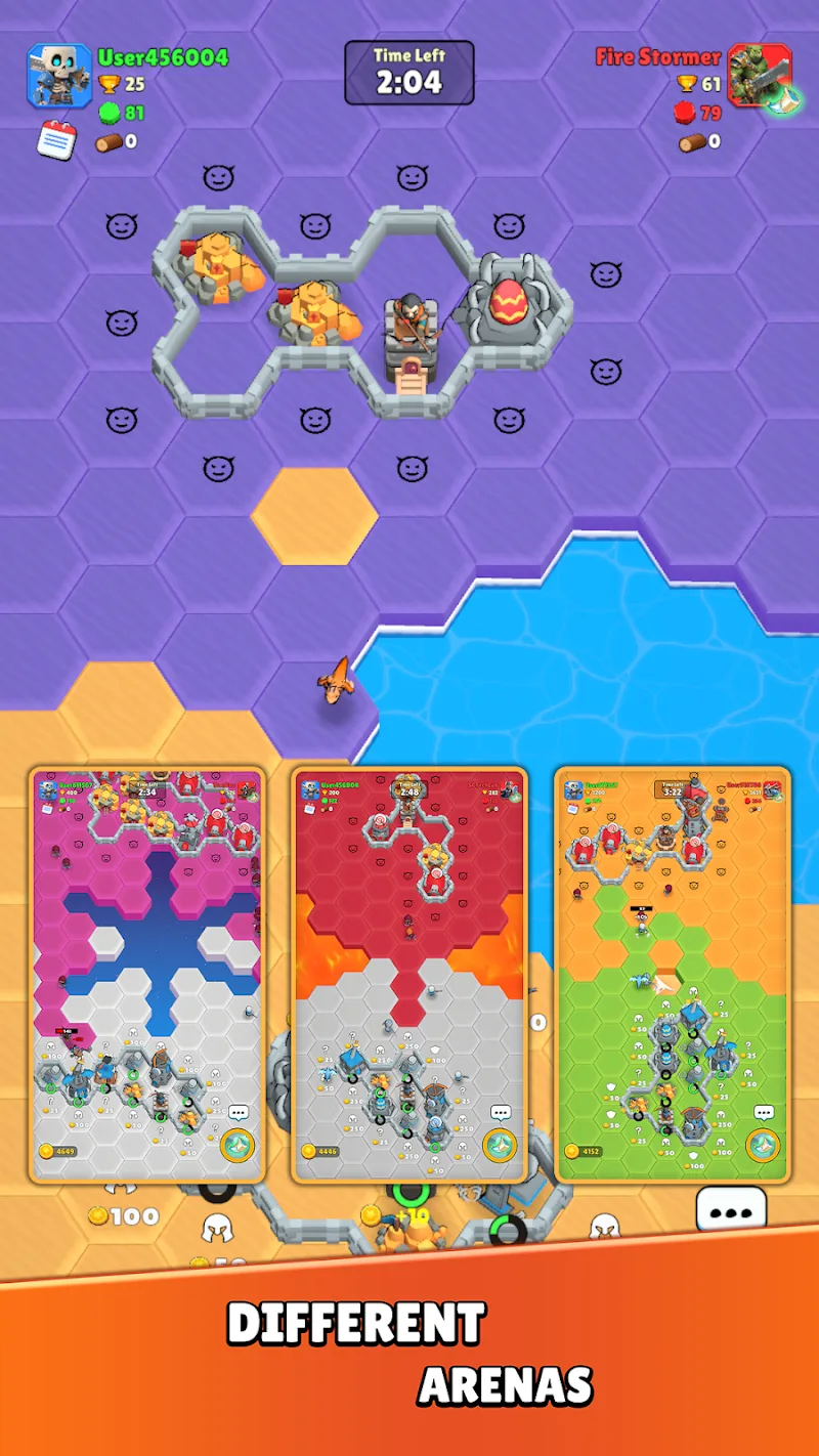 Tangkapan layar Hex Warriors 6