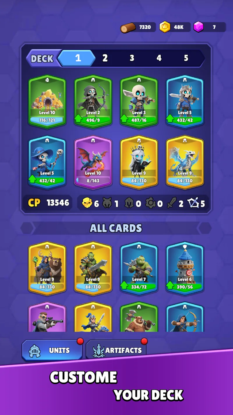 Tangkapan layar Hex Warriors 2