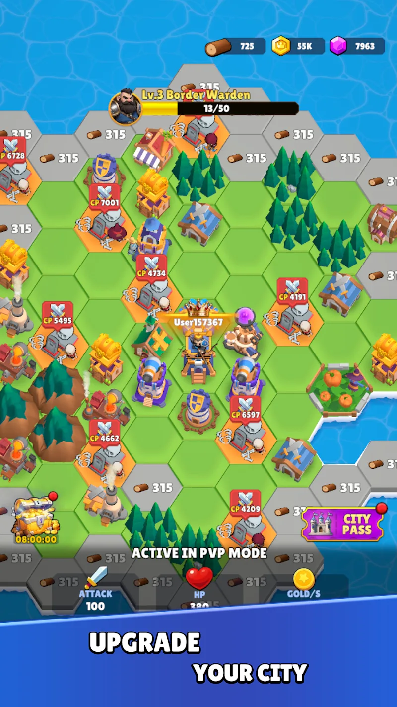 Tangkapan layar Hex Warriors 4
