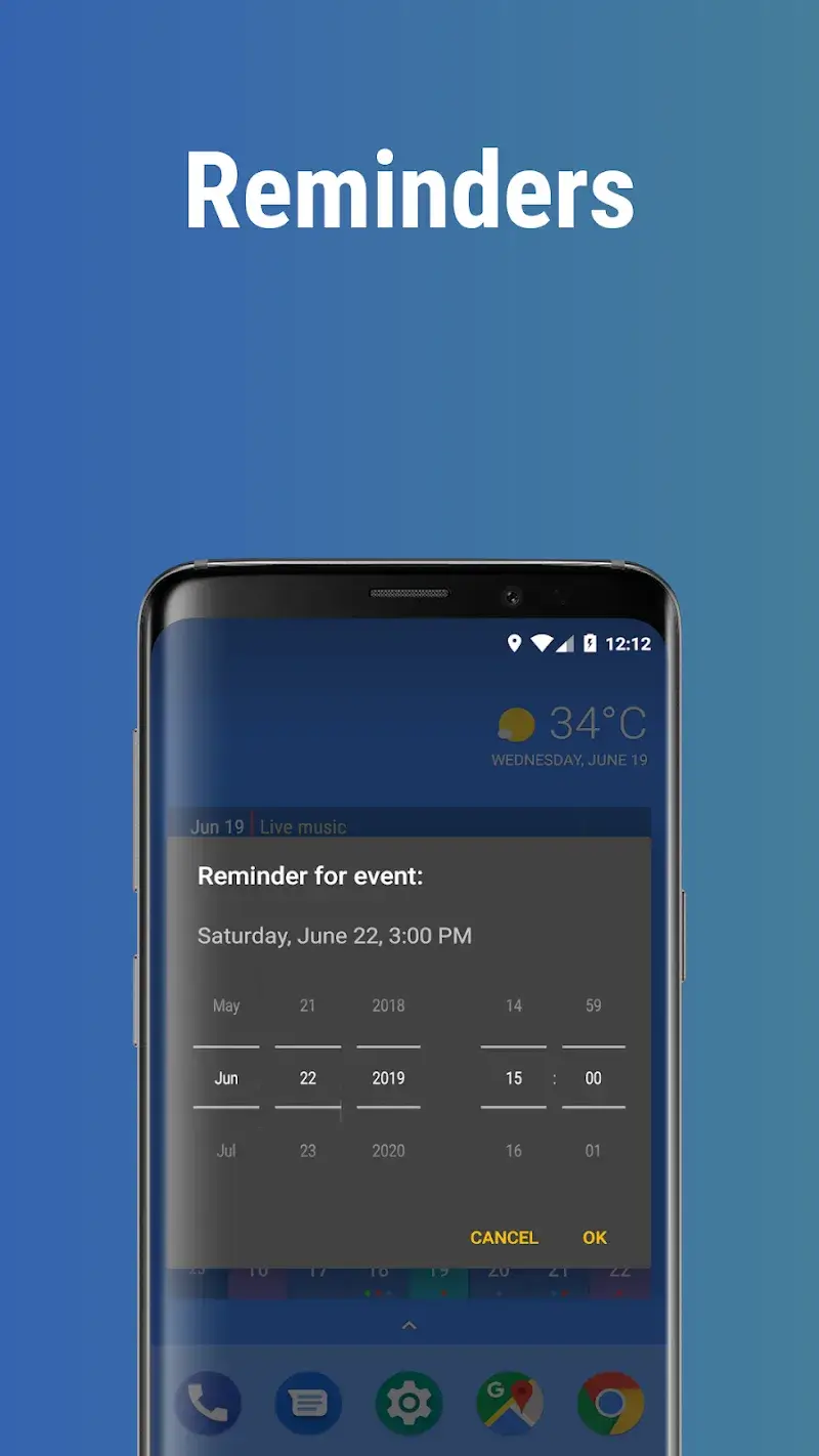 Captura de Pantalla del Calendario 4