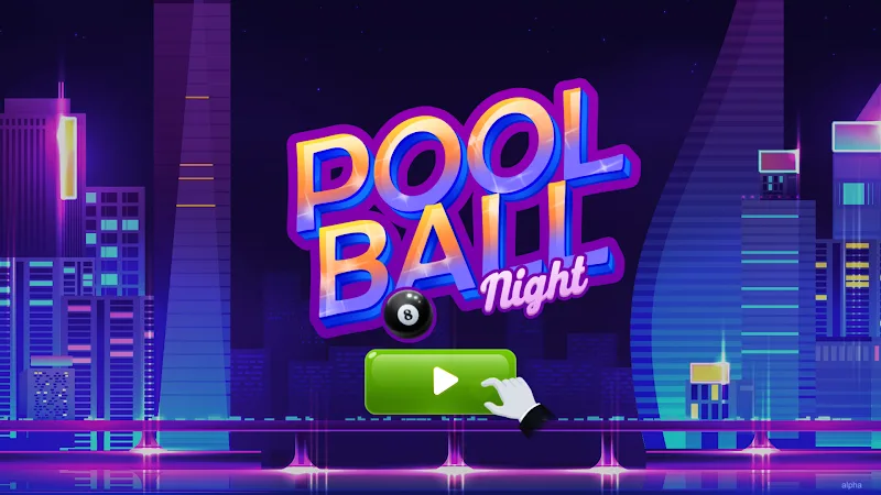 Capture d'écran de Pool Ball Night 1