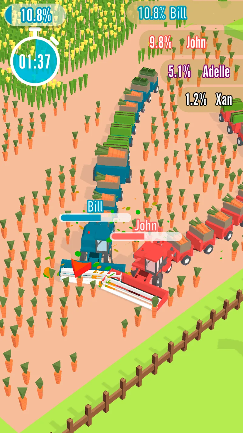 Harvest.io captura de tela 3