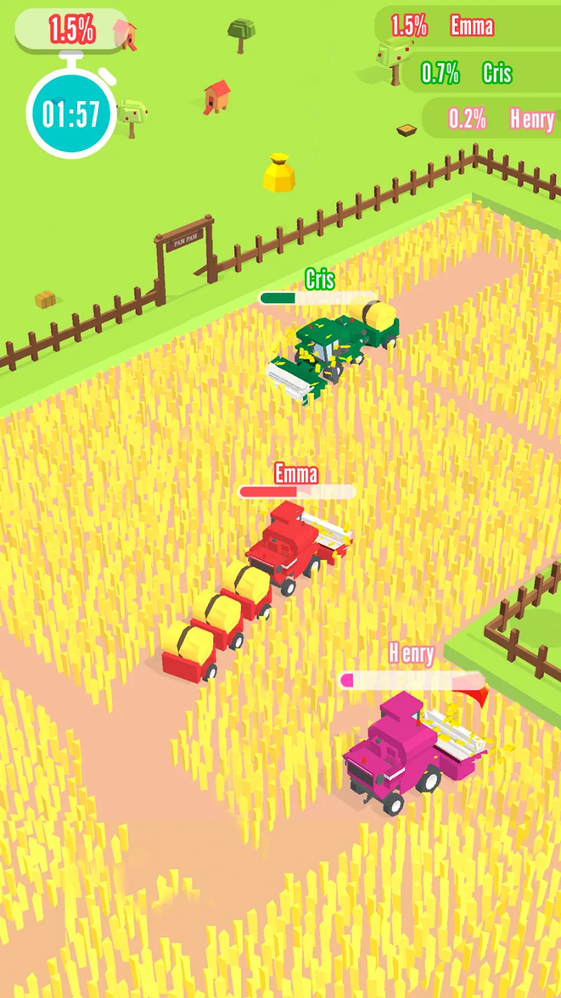 Harvest.io captura de tela 1