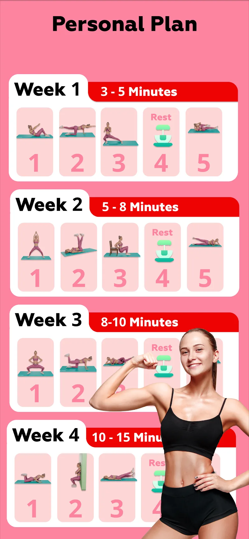 Women Workout: Lose Belly Fat in-app preview 2