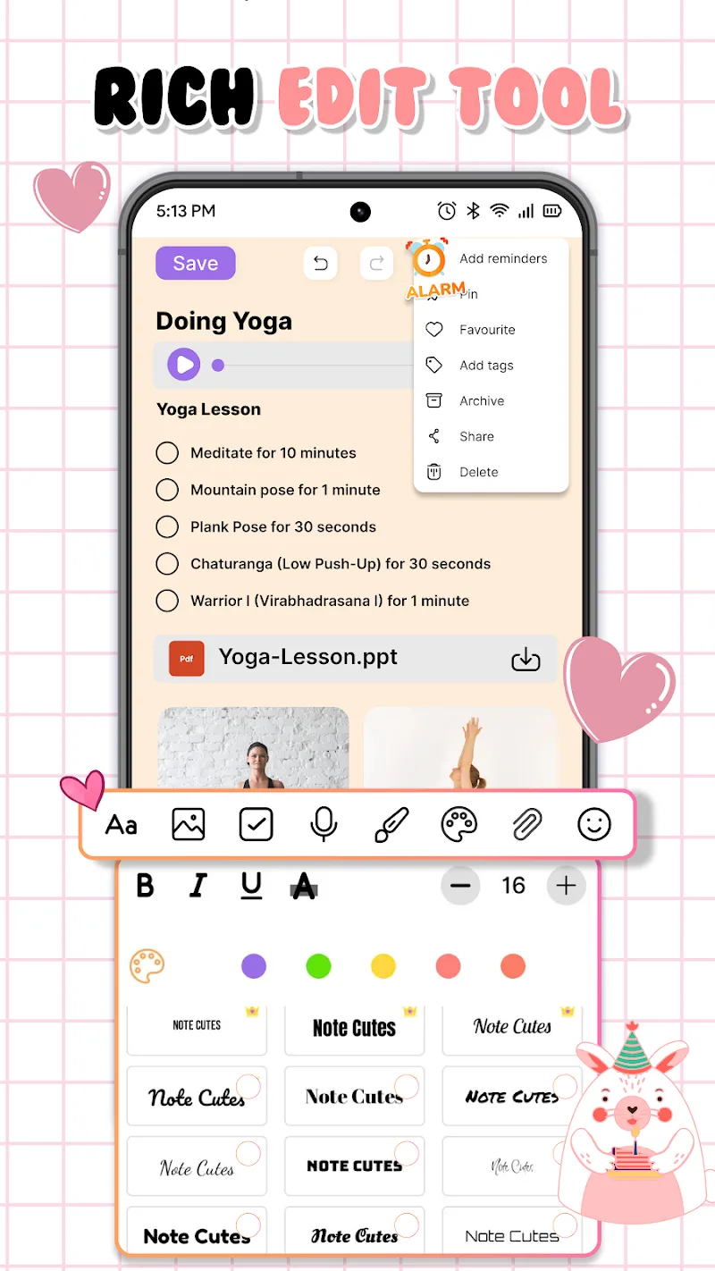 CuteNotes screenshot 3
