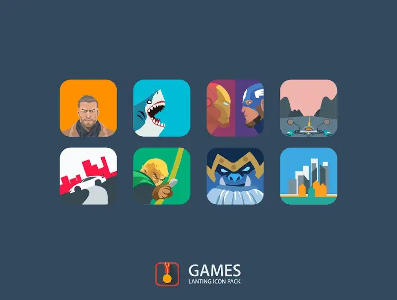 Lanting Icon Pack: Colorful capture d'écran 5