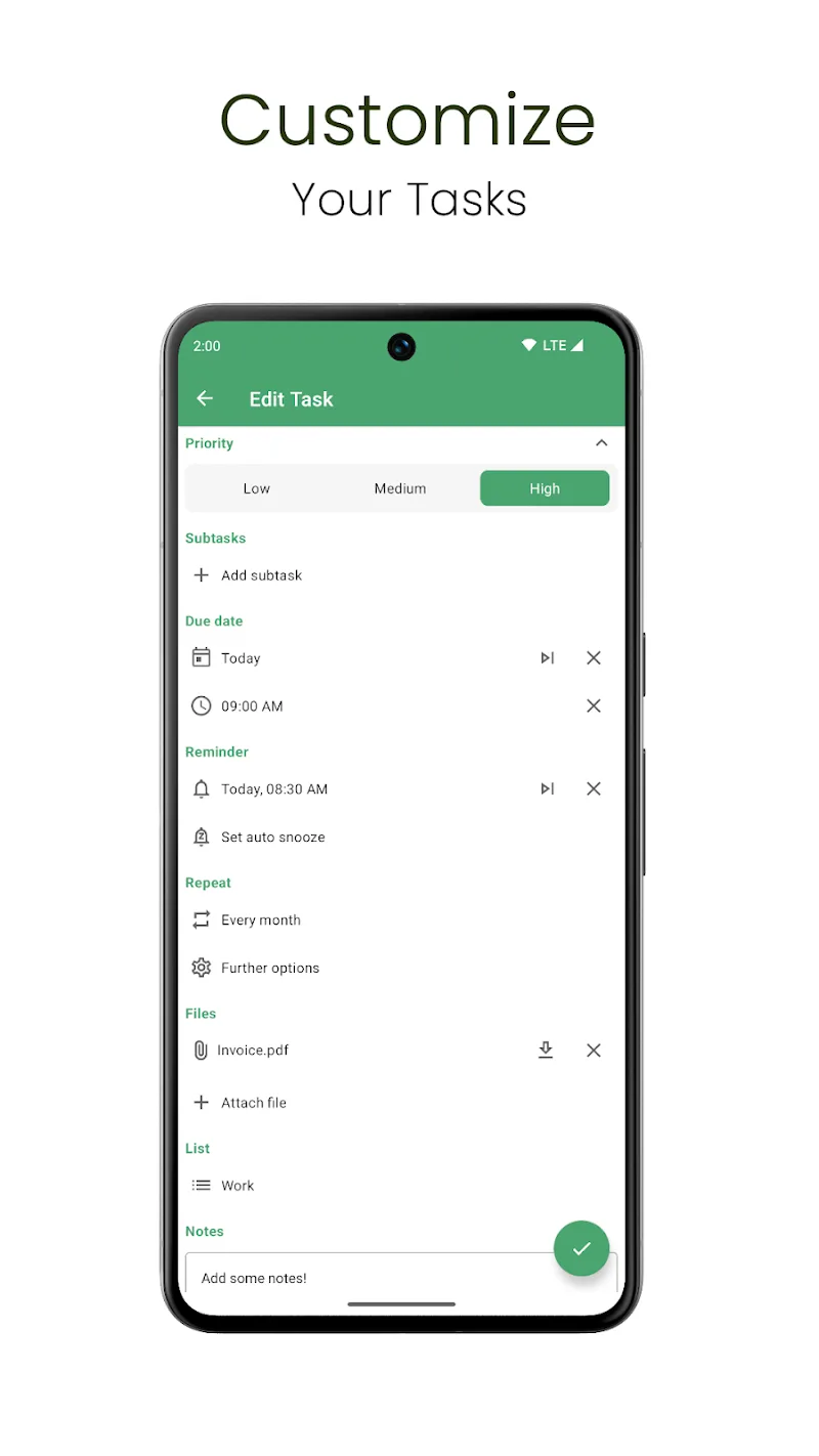 Capture d'écran de l'application To Do List and Reminder 3