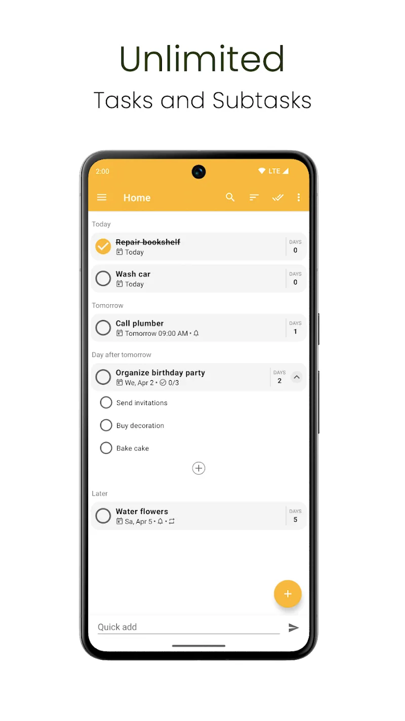 Capture d'écran de l'application To Do List and Reminder 1