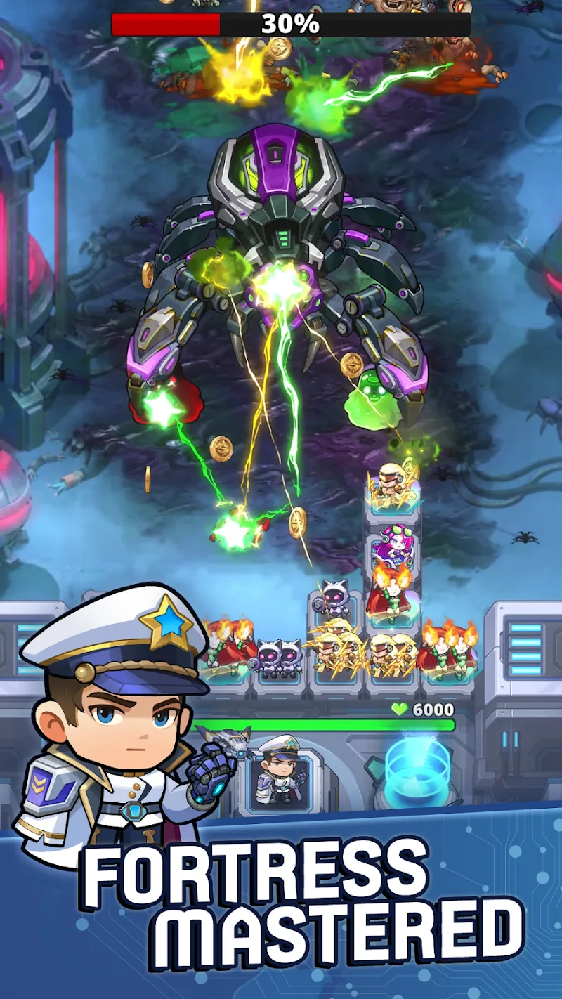 Starguard: Evo Merge TD screenshot 1