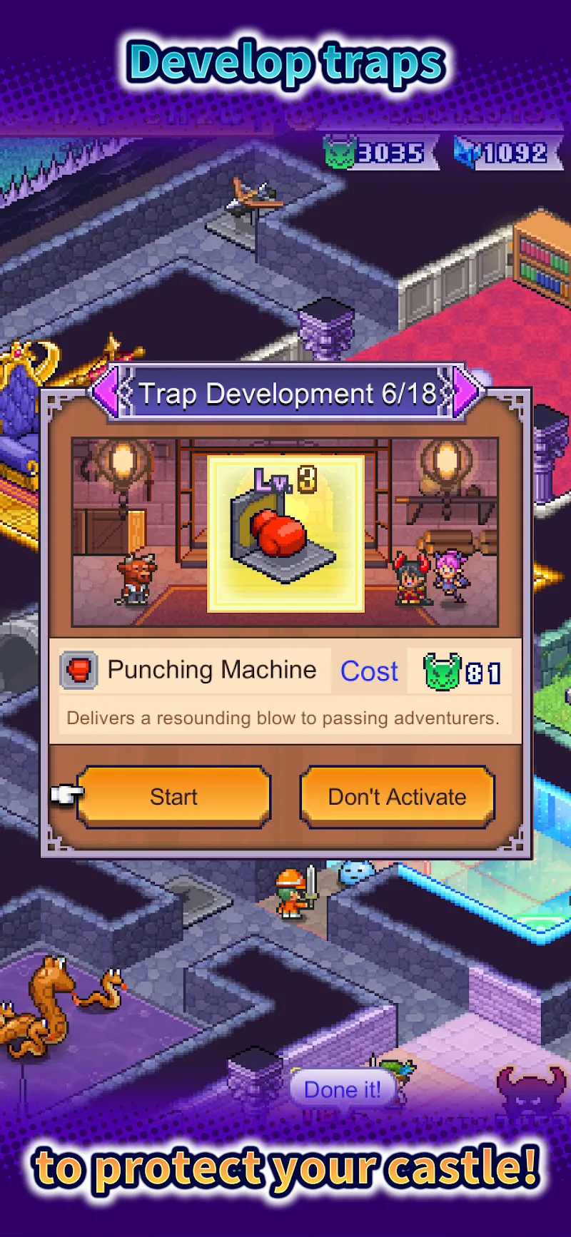 Demon Castle Story tangkapan layar 3