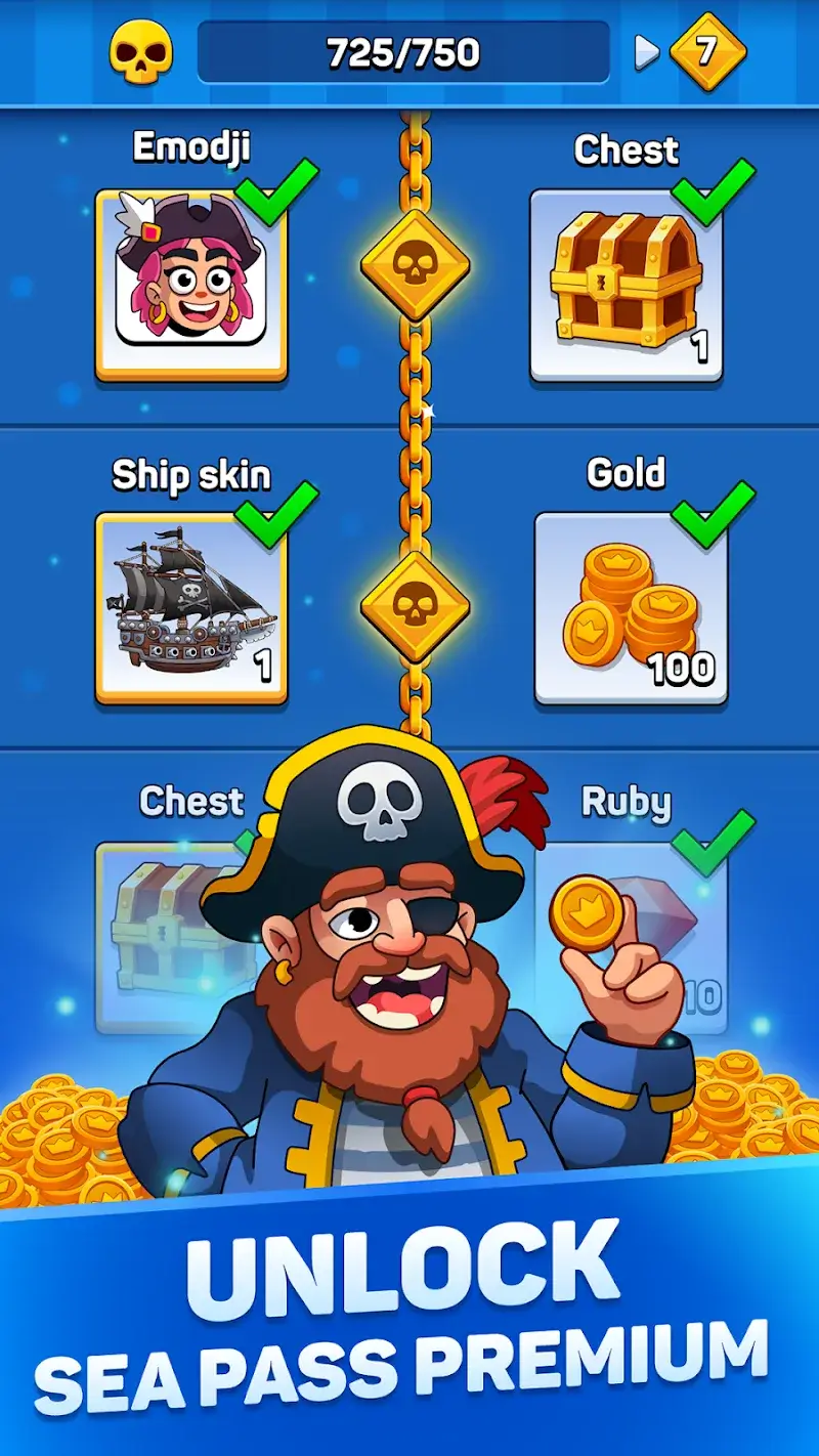 Tangkap layar Pirates and Puzzles 5