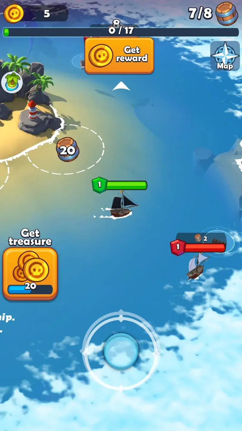 Pirate Raid – Caribbean Battle captura de pantalla 6