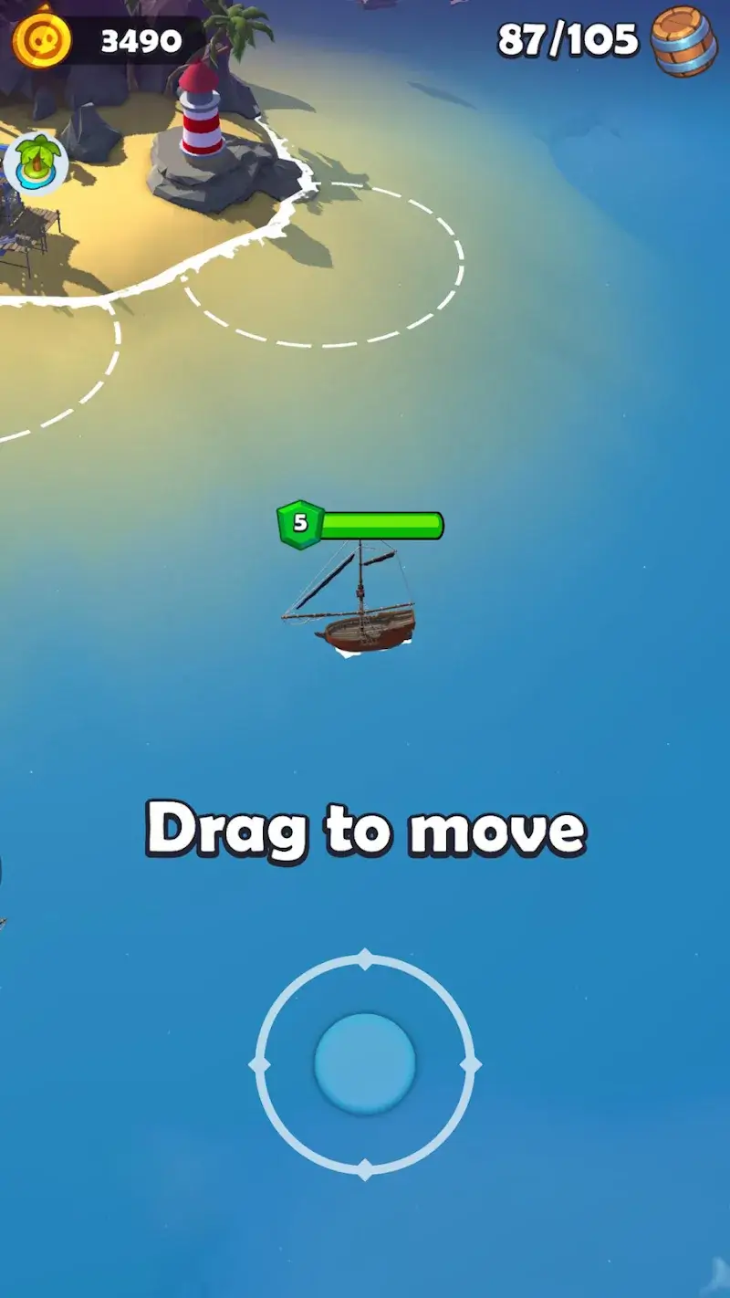 Pirate Raid – Caribbean Battle captura de pantalla 1