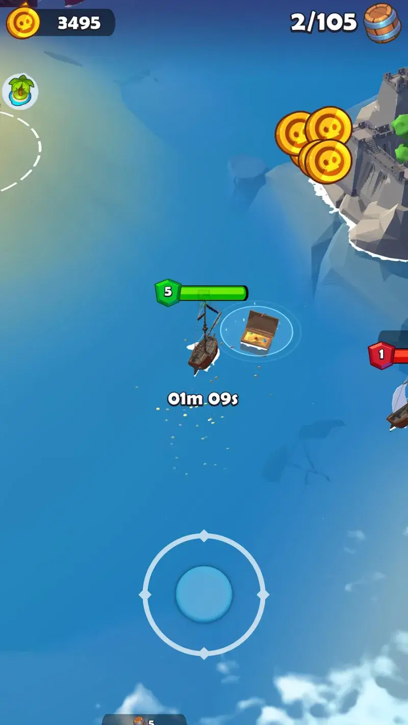 Pirate Raid – Caribbean Battle captura de pantalla 3