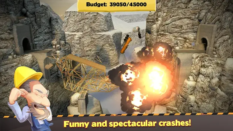 Screenshot do jogo Bridge Constructor 3