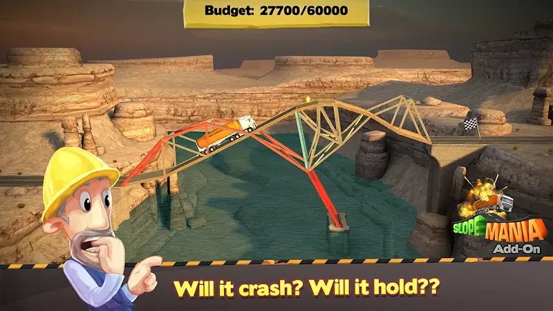 Screenshot do jogo Bridge Constructor 6