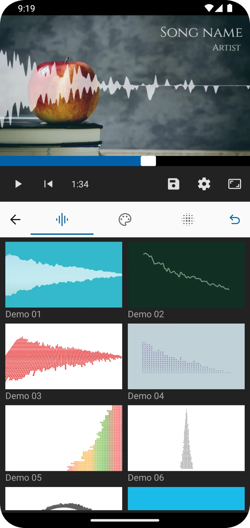 Visualization Video Maker - Capture d'écran 2