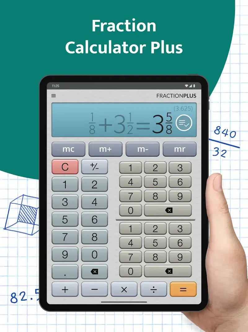 Screenshot Fraction Calculator Plus 5