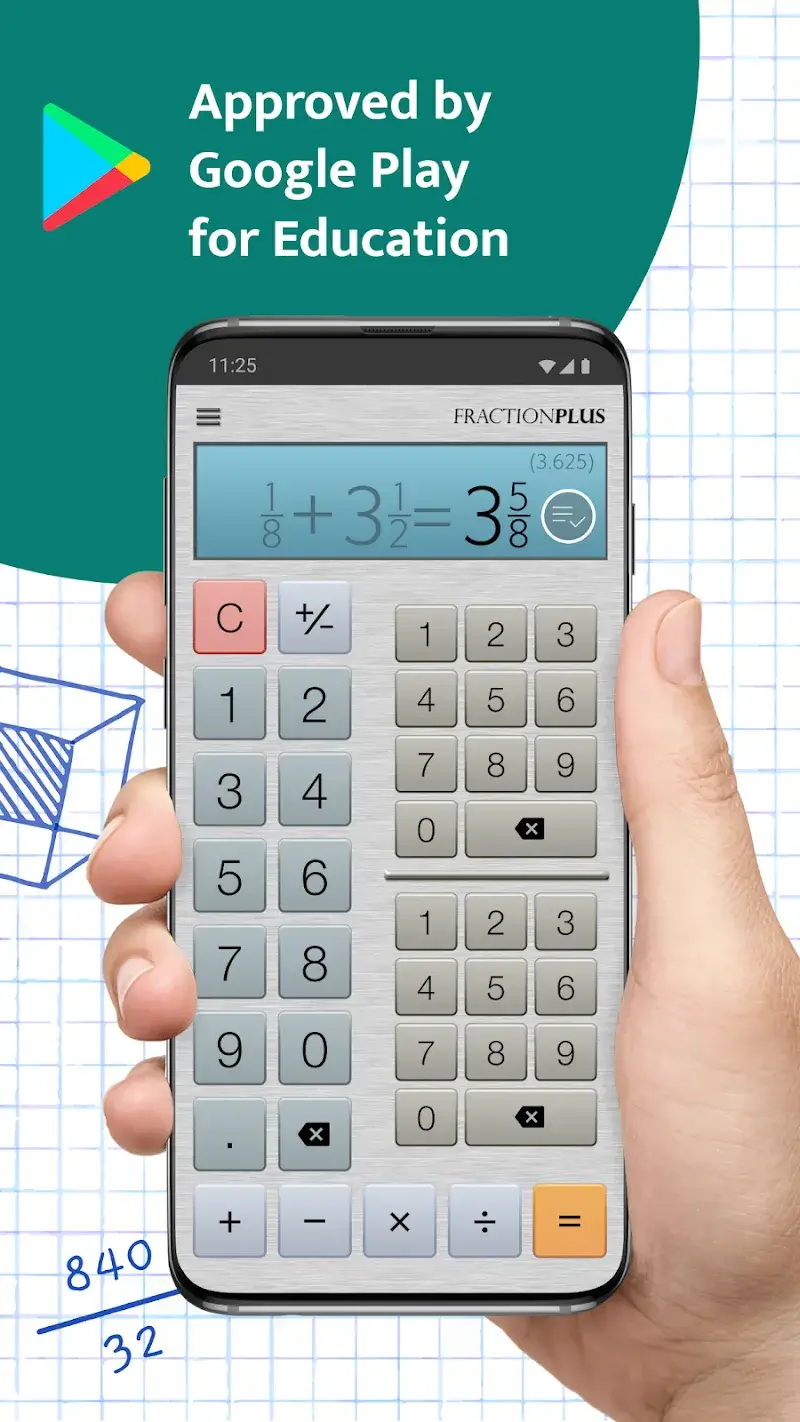 Screenshot Fraction Calculator Plus 1