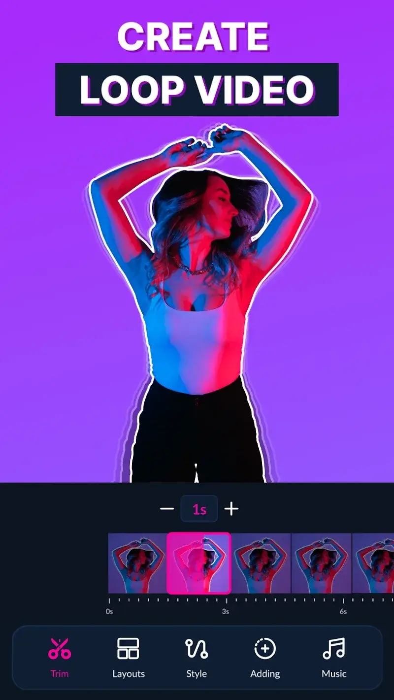 Boom Loop Video Maker Infinity capture d'écran 1