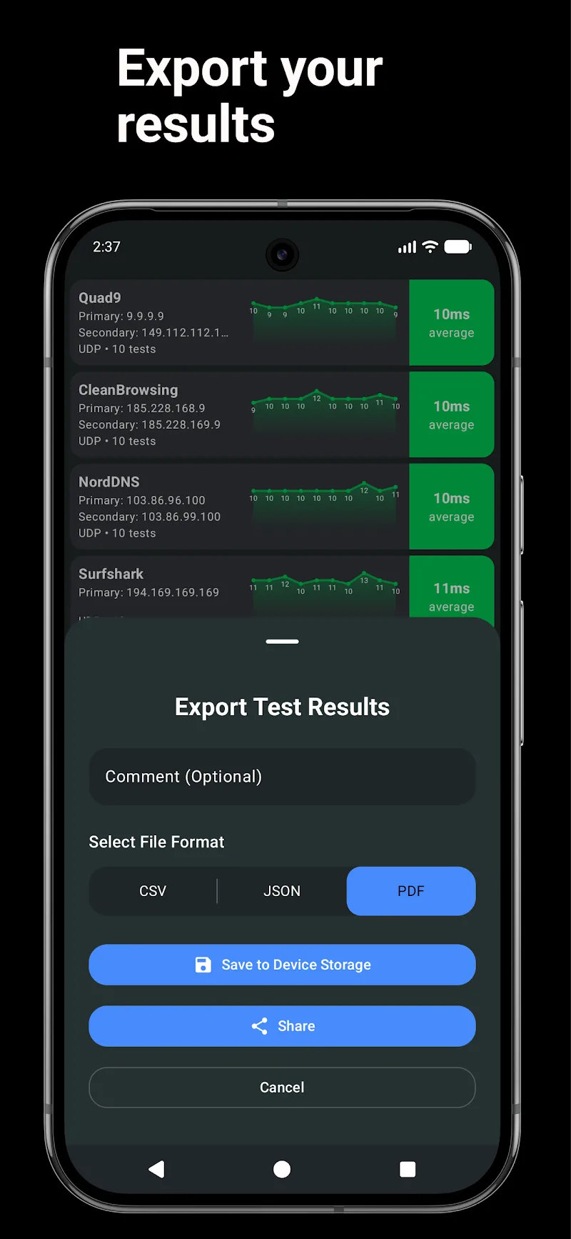 DNS Speed Test screenshot 5