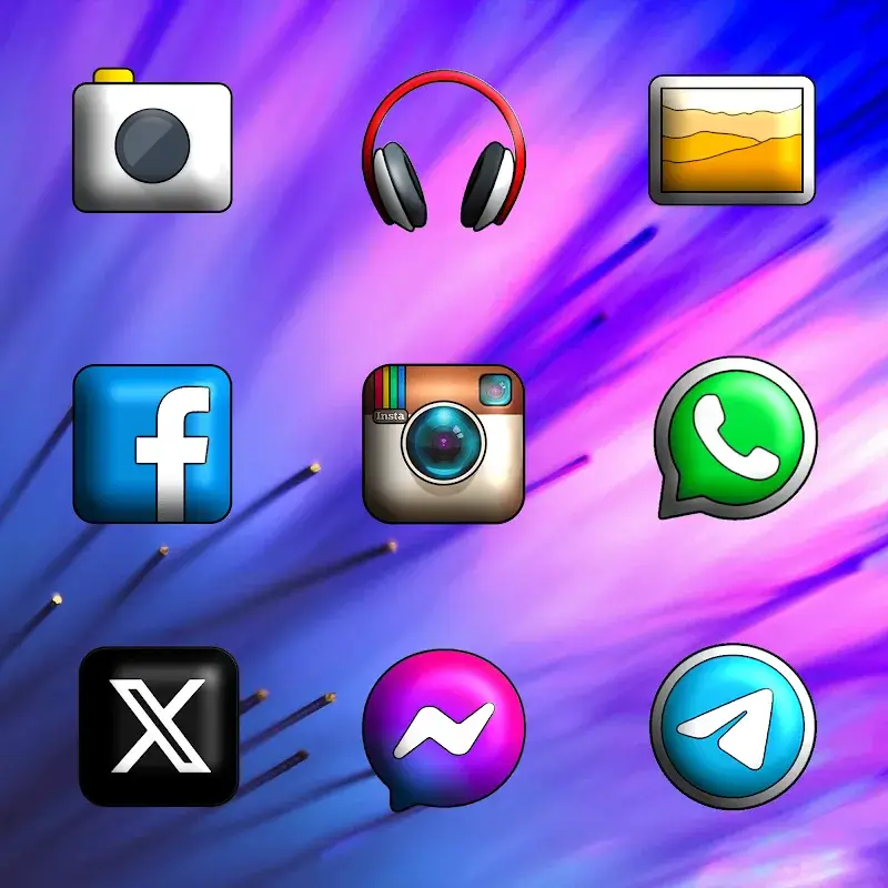 Sense 3D - Icon Pack capture d'écran 3