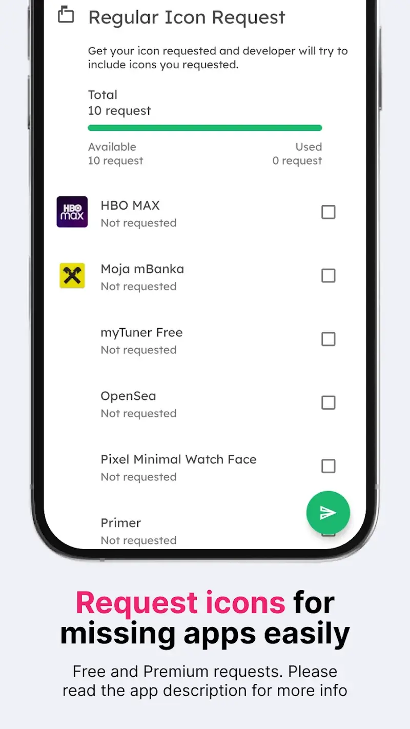 Capture d'écran 6 de l'application Selene Icon Pack