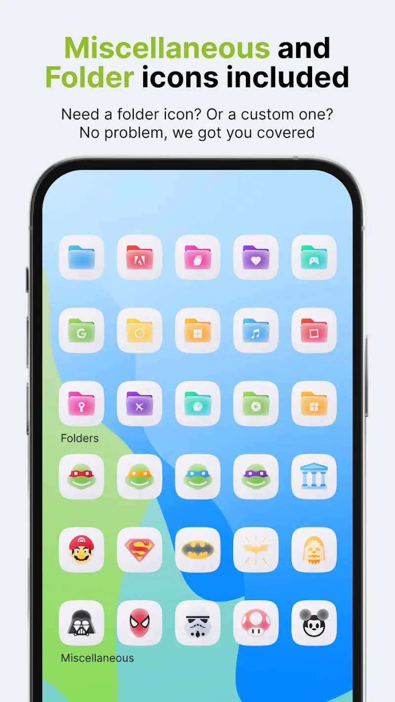 Capture d'écran 5 de l'application Selene Icon Pack