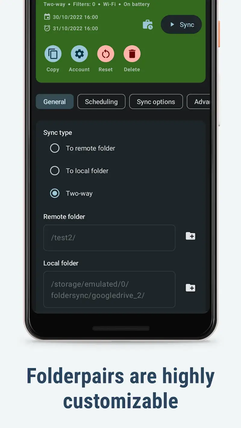 FolderSync Pro screenshot 4