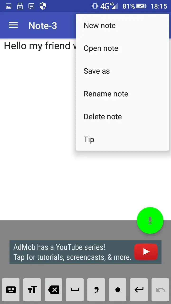 Capture d'écran de Voice Notebook 1