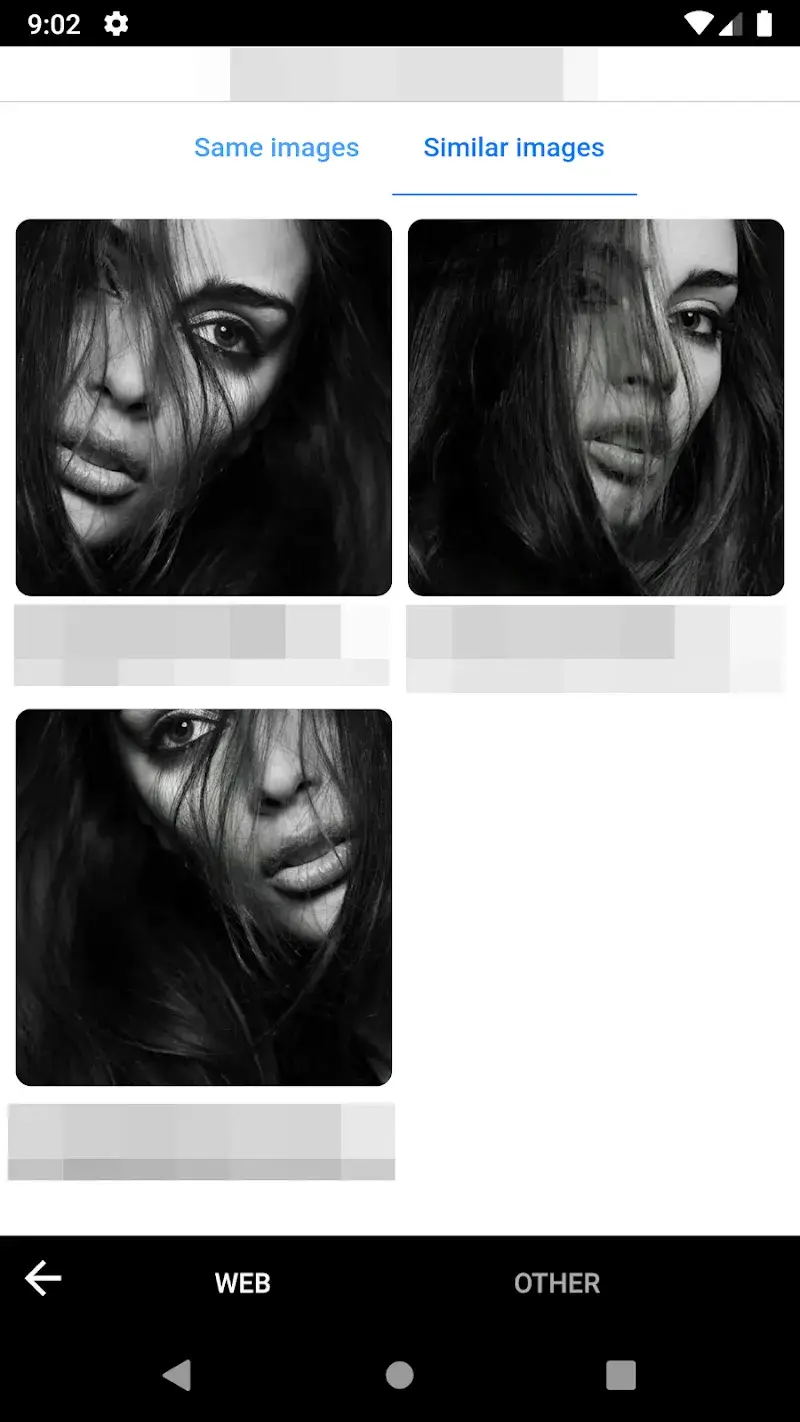 Aperçu de l'application Photo Sherlock Search by photo 4