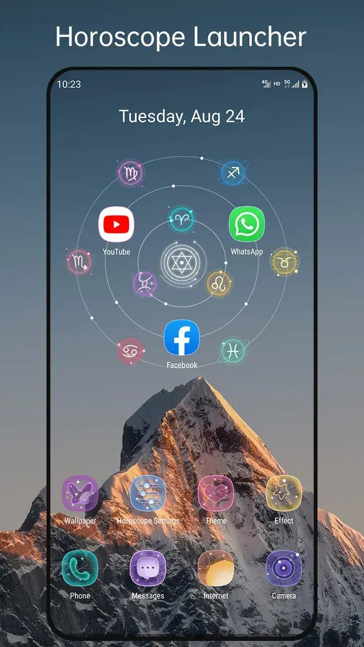 Horoscope Launcher capture d'écran 1
