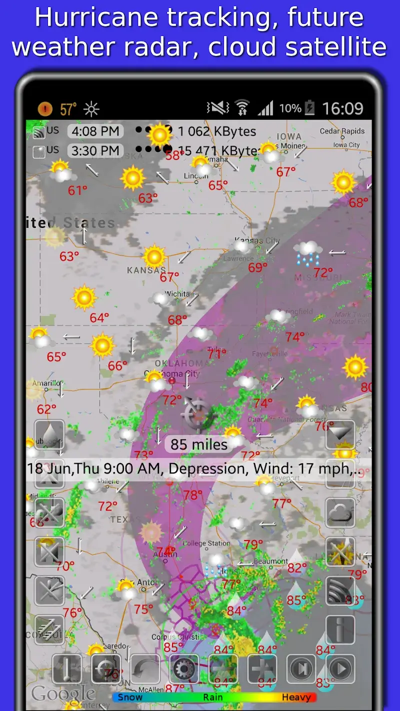 eWeather HDF weather app preview 4